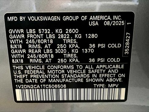 New 2026 Volkswagen Atlas SE image 18