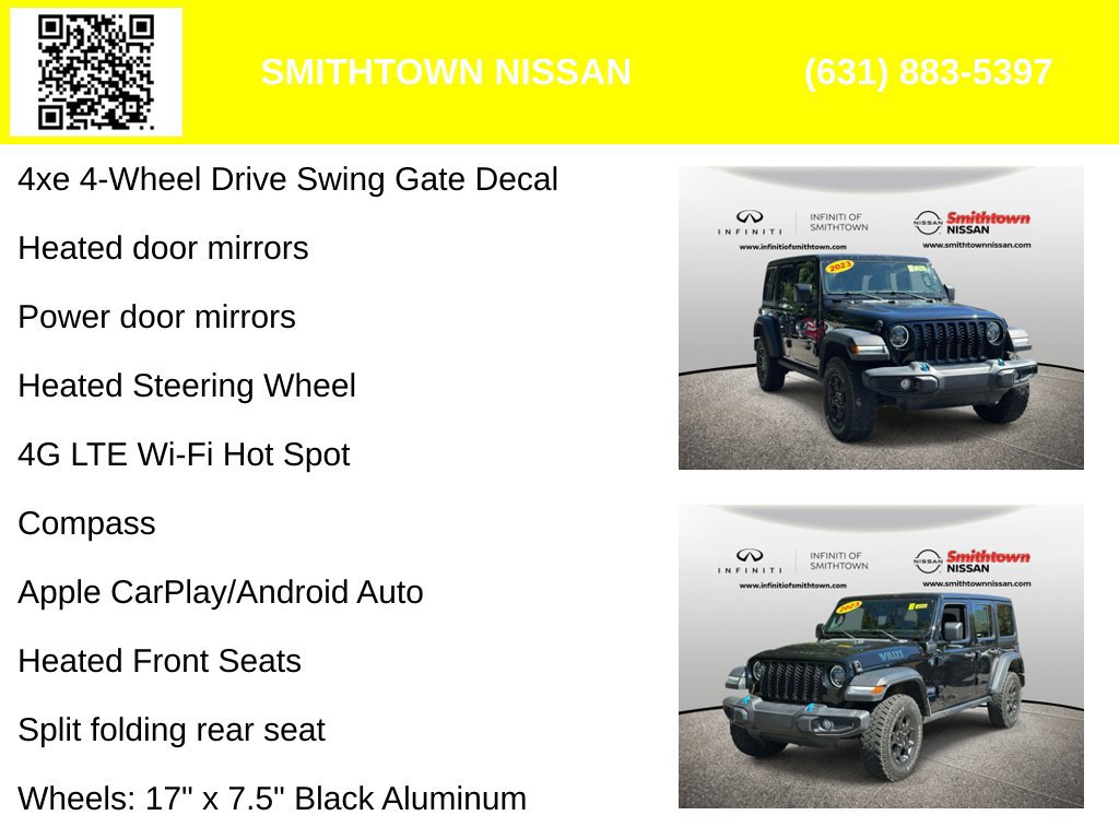Used 2023 Jeep Wrangler Unlimited w/ Cold Weather Group AWD/4WD image 8