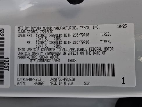 Used 2024 Toyota Tundra SR5 w/ SR5 Convenience Package image 27