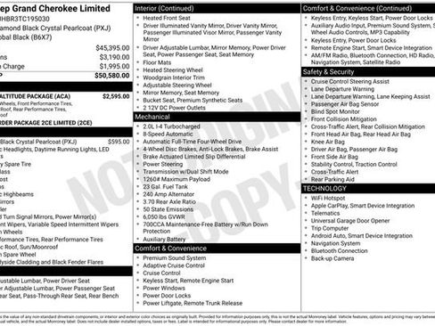 New 2026 Jeep Grand Cherokee Limited w/ Limited Altitude Package image 5