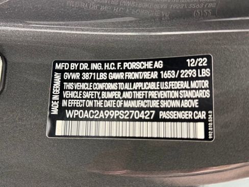 Certified 2023 Porsche 911 GT3 RWD image 30