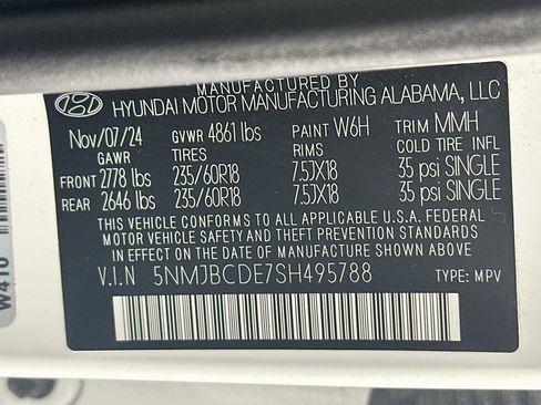 Used 2025 Hyundai Tucson SEL AWD/4WD image 12