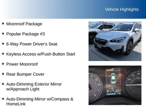 Used 2021 Subaru Crosstrek 2.0i Premium w/ Moonroof Package AWD/4WD image 5