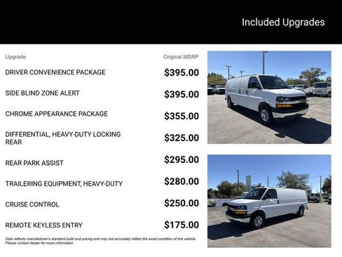 New 2025 Chevrolet Express 2500 Extended w/ Driver Convenience Package RWD image 14