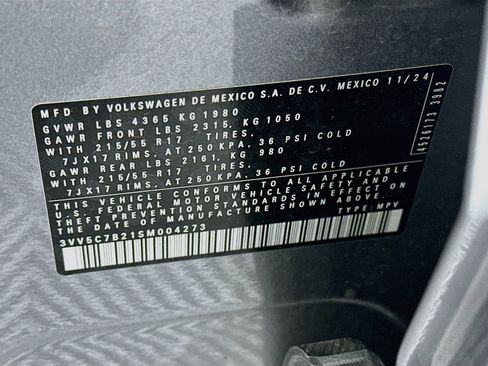 Used 2025 Volkswagen Taos S FWD image 12