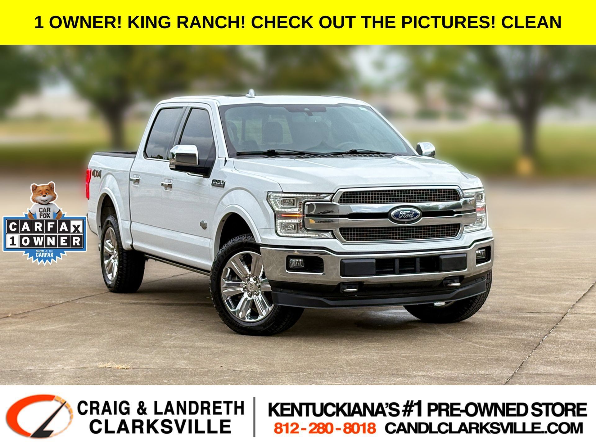 Used 2019 Ford F150 King Ranch w/ Equipment Group 601A Luxury AWD/4WD image 1