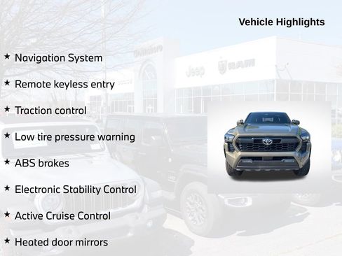 Used 2025 Toyota Tacoma TRD Off-Road w/ TRD Off Road Premium Package AWD/4WD image 5