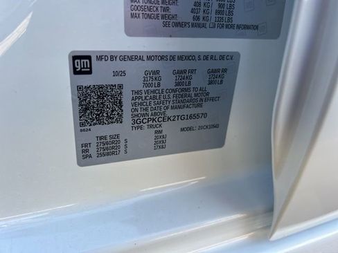 New 2026 Chevrolet Silverado 1500 Custom Trail Boss w/ Turbomax Blackout Package image 36