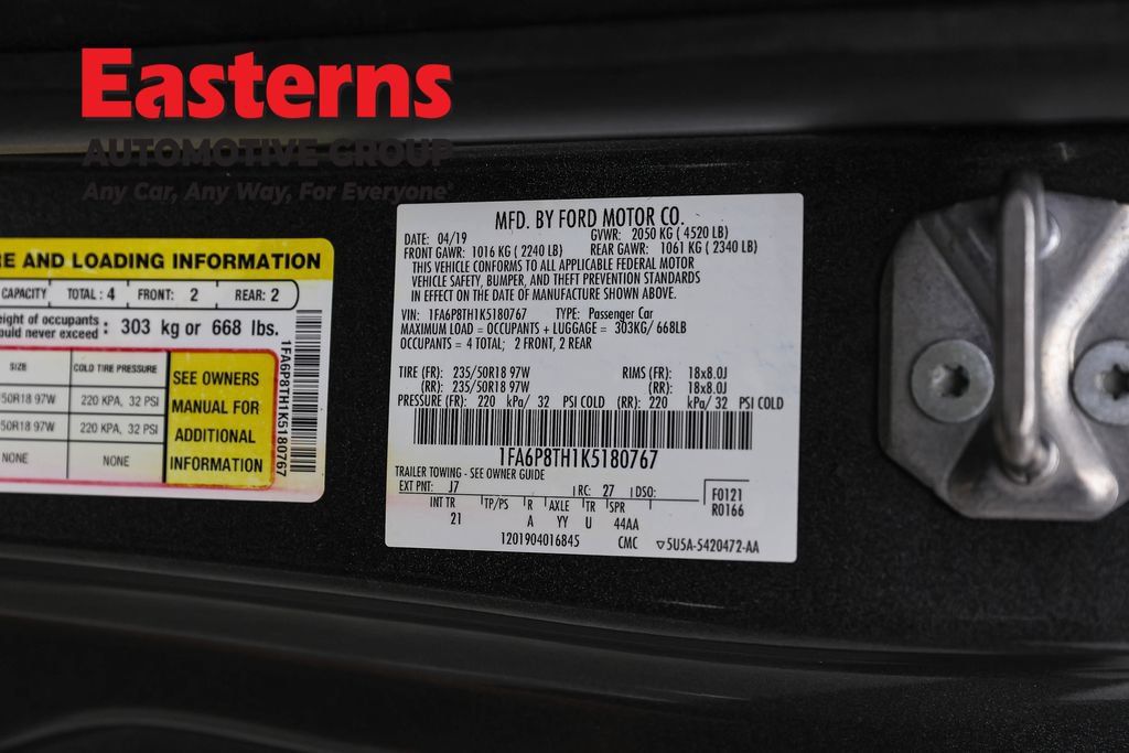 Used 2019 Ford Mustang Coupe RWD image 33