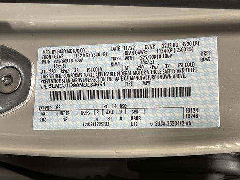 Used 2022 Lincoln Corsair AWD w/ Equipment Group 101A image 27