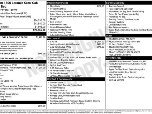 Used 2022 RAM 1500 Laramie AWD/4WD image 35
