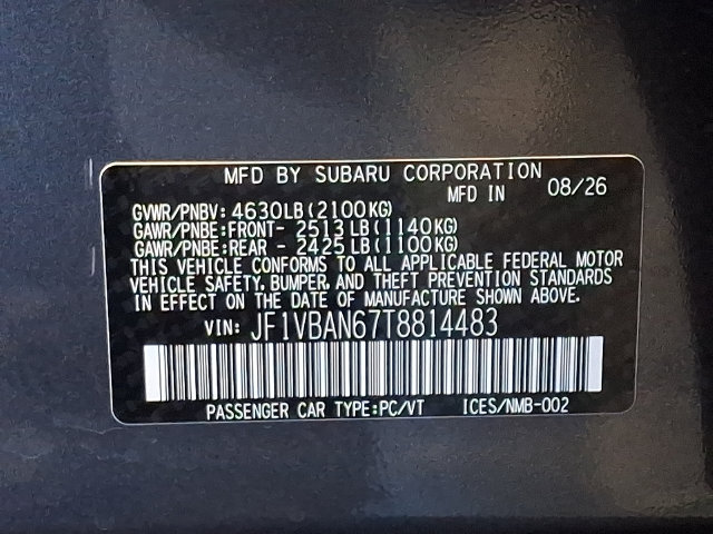New 2026 Subaru WRX Limited AWD/4WD image 17