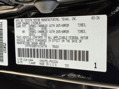 New 2026 Toyota Tundra 1794 Edition image 30