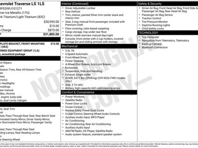 Used 2015 Chevrolet Traverse LS