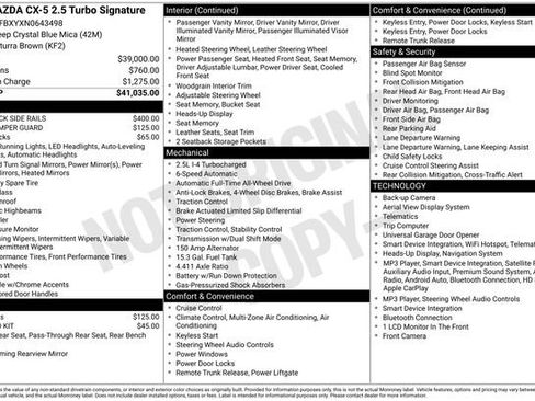 Certified 2022 MAZDA CX-5 Signature AWD/4WD image 37