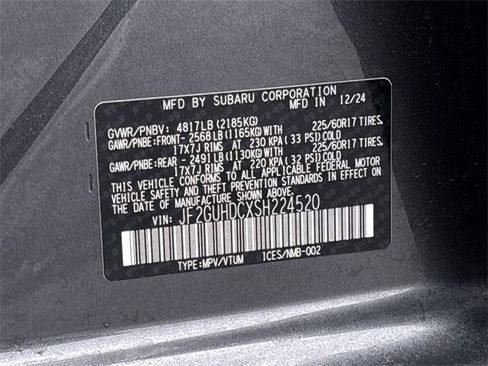 Used 2025 Subaru Crosstrek 2.0i Premium image 30