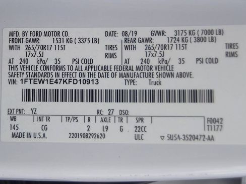 Used 2019 Ford F150 XL w/ Equipment Group 101A Mid image 44