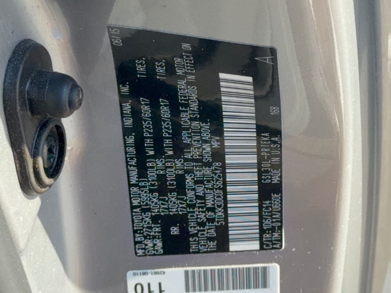 Used 2015 Toyota Sienna LE FWD image 32