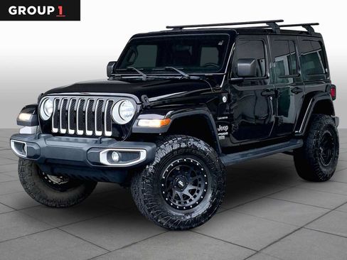 Used 2020 Jeep Wrangler Unlimited Sahara w/ Cold Weather Group AWD/4WD image 1
