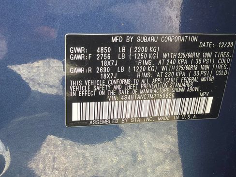 Used 2021 Subaru Outback Limited AWD/4WD image 32