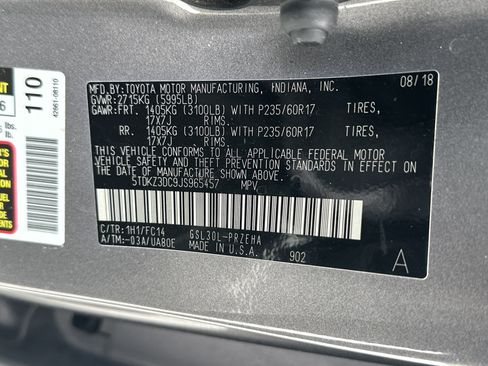 Used 2018 Toyota Sienna LE FWD image 36