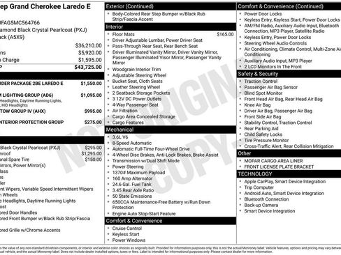 Used 2021 Jeep Grand Cherokee Laredo AWD/4WD image 3