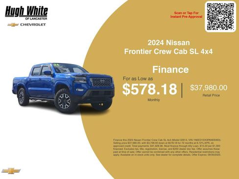 Used 2024 Nissan Frontier SL w/ Technology Package AWD/4WD image 3