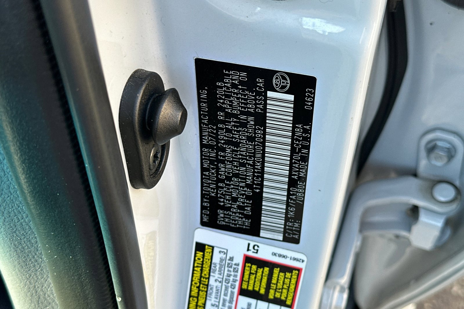 Used 2022 Toyota Camry LE FWD image 26
