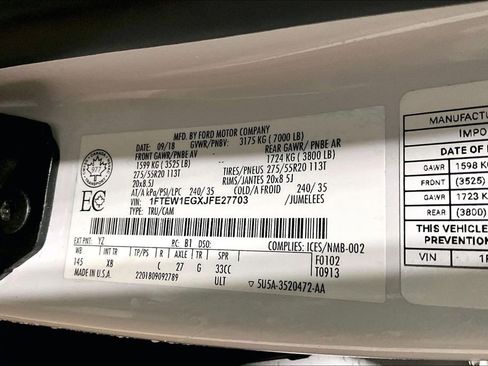 Used 2018 Ford F150 XLT w/ Equipment Group 302A Luxury image 20