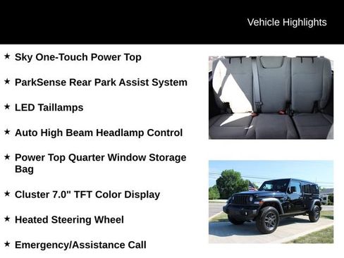 Used 2026 Jeep Wrangler Unlimited Sport AWD/4WD image 8