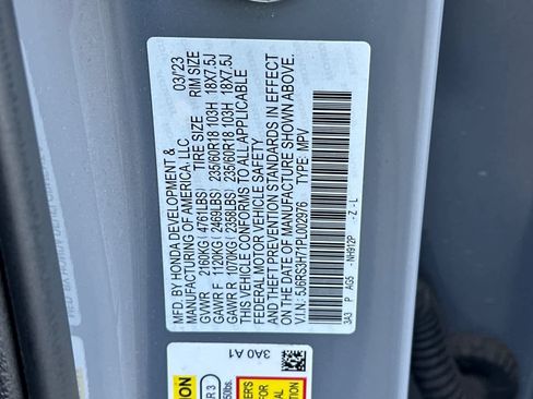 Certified 2023 Honda CR-V EX-L image 34