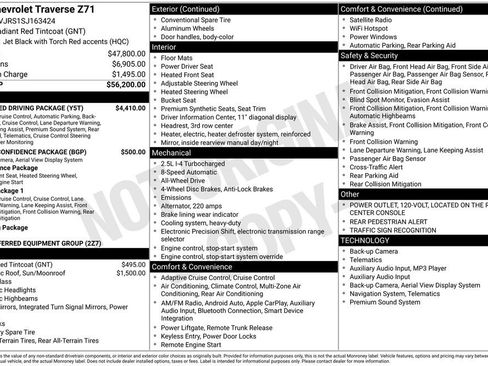 Used 2025 Chevrolet Traverse Z71 w/ Enhanced Driving Package AWD/4WD image 6