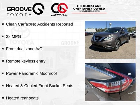 Used 2015 Nissan Murano Platinum w/ Platinum Technology Package FWD image 4