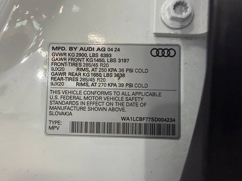 Used 2025 Audi Q7 2.0T Premium Plus w/ Premium Plus Package AWD/4WD image 34