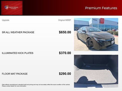 New 2026 Nissan Sentra SR w/ SR All Weather Package FWD image 3