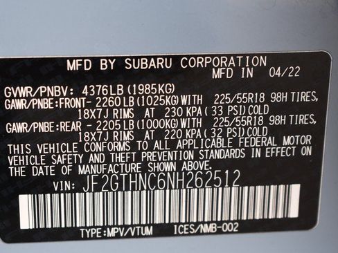 Used 2022 Subaru Crosstrek 2.5i Limited w/ Moonroof Package 2 AWD/4WD image 34