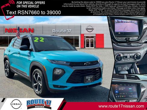 Used 2022 Chevrolet TrailBlazer RS w/ Technology Package image 1