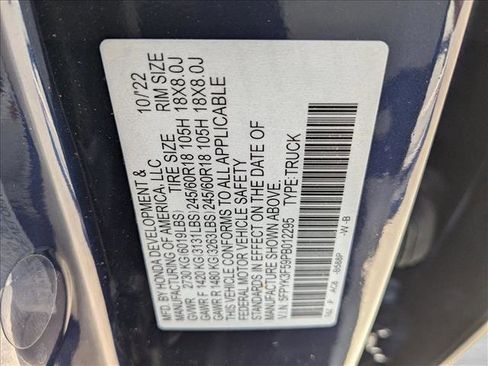 Used 2023 Honda Ridgeline RTL image 23