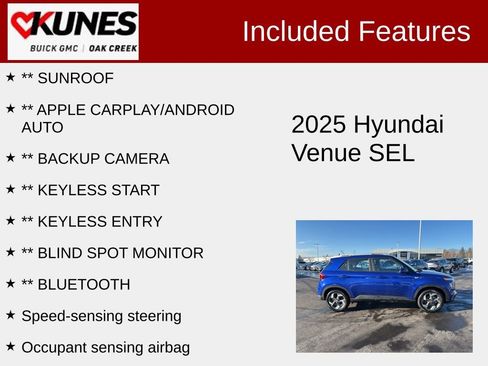 Used 2025 Hyundai Venue SEL image 2