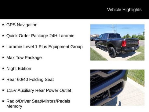 New 2026 RAM 3500 Laramie w/ Night Edition AWD/4WD image 3