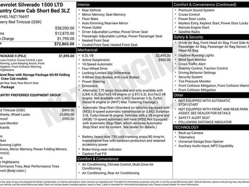 Certified 2022 Chevrolet Silverado 1500 High Country w/ Safety Package II image 54