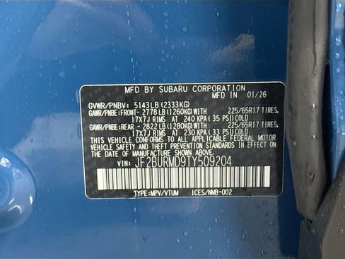 New 2026 Subaru Outback Wilderness w/ Wilderness Package image 31