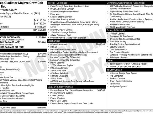 Used 2022 Jeep Gladiator Mojave w/ Cold Weather Group AWD/4WD image 4