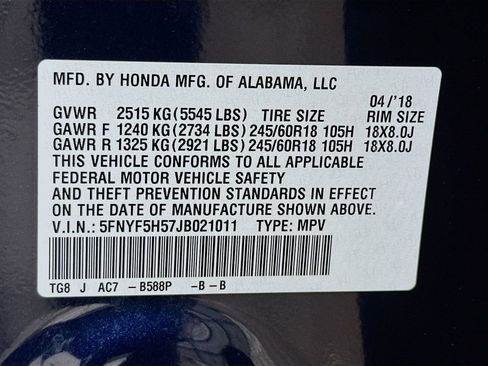 Used 2018 Honda Pilot EX-L image 40