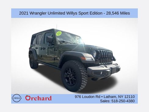 Used 2021 Jeep Wrangler Unlimited Sport AWD/4WD image 1