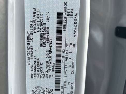 Used 2024 Ford F150 Lariat w/ Equipment Group 502A High image 18