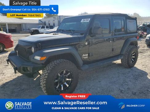 Used 2018 Jeep Wrangler Unlimited Sport S AWD/4WD image 1