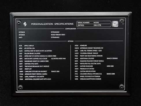 Certified 2023 Ferrari 296 GTB RWD image 24