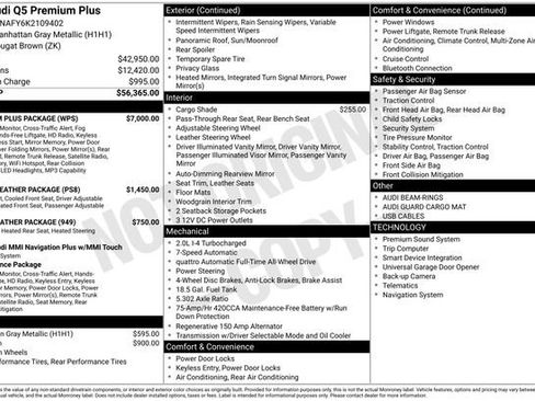 Used 2019 Audi Q5 2.0T Premium Plus w/ Premium Plus Package image 6