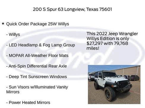 Used 2022 Jeep Wrangler Sport AWD/4WD image 5